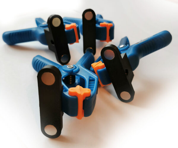 Magnetic Spring Clamps - up to 4cm thickness (4pcs)